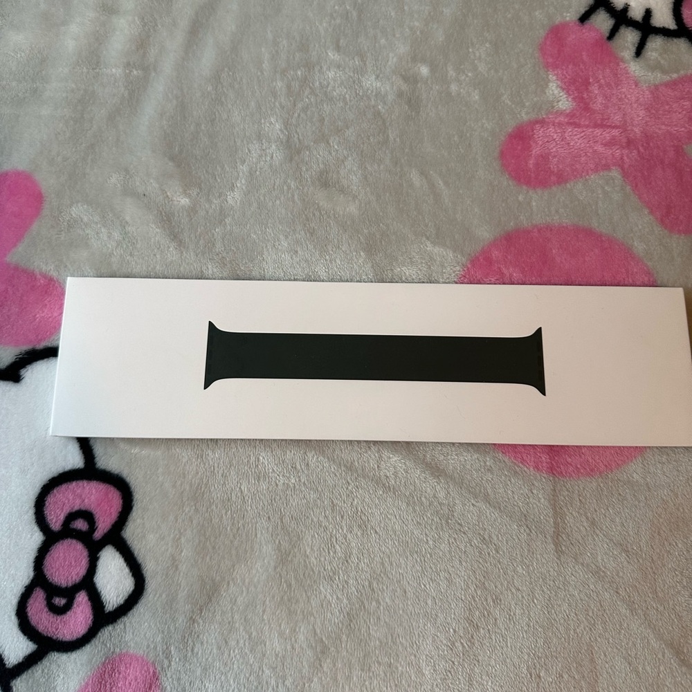 Apple black Solo Loop Silicone Fitted Band 40 mm size 5